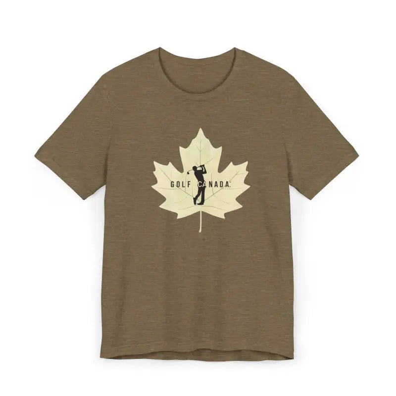 Maple Leaf Tee: Golf Jersey Canada Perfection Awaits! - T-shirt