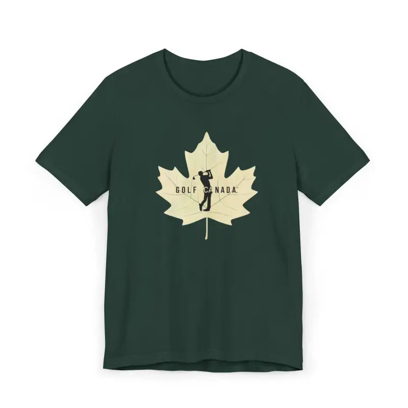 Elevate your Game: Maple Leaf Golf Jersey Canada Perfection - T-shirt