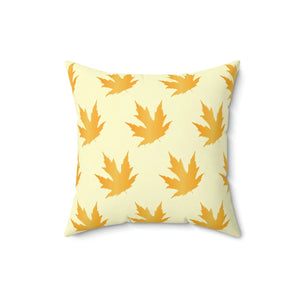 Autumn Maple Leaves Pattern Polyester Square Pillow - Dipaliz - Throw Pillows