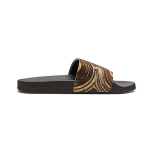 Abstract Brown Stripes Sandals – Polyurethane - Dipaliz