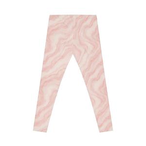Marble Print Leggings - Vibrant Colors Fashionable Workout - Dipaliz