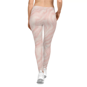 Marble Print Leggings - Vibrant Colors Fashionable Workout - Dipaliz