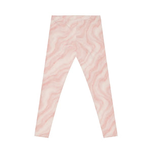 Marble Print Leggings - Vibrant Colors Fashionable Workout - Dipaliz