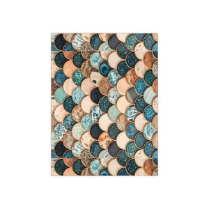 Marble Textured Fish Scales Ceramic Tile - Elegant Design - Dipaliz - Wall Tiles