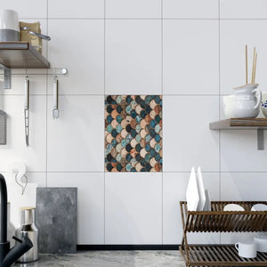 Marble Textured Fish Scales Ceramic Tile - Elegant Design - Dipaliz - Wall Tiles