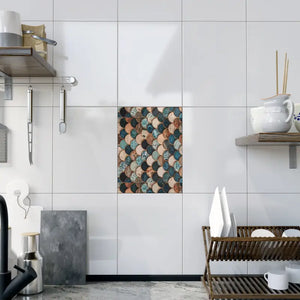 Marble Textured Fish Scales Ceramic Tile - Elegant Design - Dipaliz - Wall Tiles