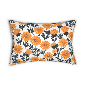 Marigold Spun Polyester Lumbar Pillow - Ready to Elevate your Home Decor - Dipaliz - 20’’ × 14’’ - Pillows
