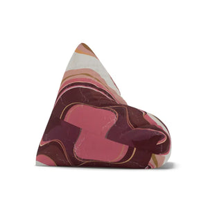 Maroon Marble Bean Bags Cover - Cozy Stylish Comfort - Dipaliz - Slipcovers