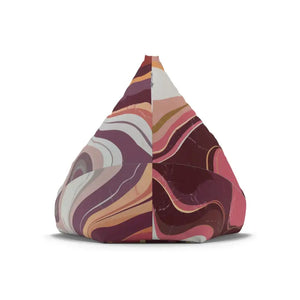 Maroon Marble Bean Bags Cover - Cozy Stylish Comfort - Dipaliz - Slipcovers