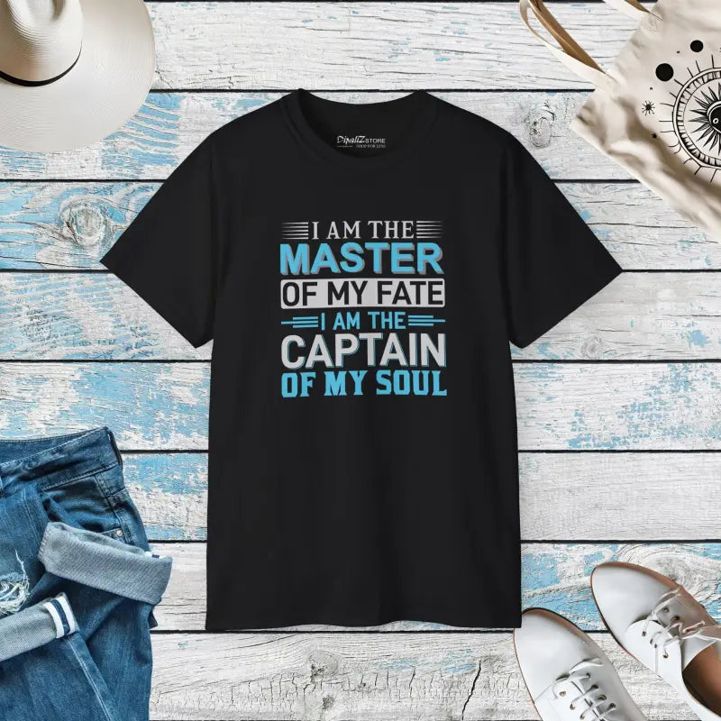 Your Inner Captain: Master of my Fate Tee - Black / s T-shirt