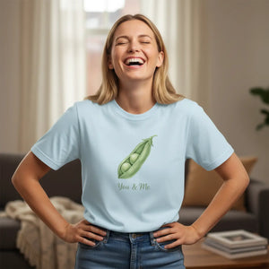 Matching Couple Tee – Peas in a Pod Cotton - Dipaliz - T-shirts - m