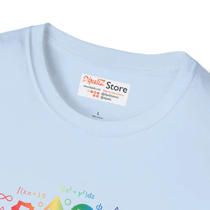 Math is Beautiful T-shirt, Rainbow Geometry Teacher Tee - T-shirts - m