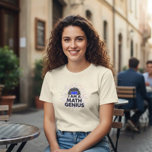 Math Genius T-shirt, i am a Graphic Tee for Students & Teachers - T-shirts - m