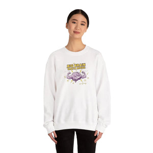 Math Lover Sweatshirt, ?Big Brain Mode’ Graphic Crewneck - Sweatshirts - m
