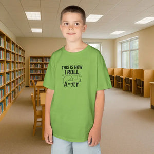 Kids Tee - this is how i Roll Math Pun Funny Classroom - Dipaliz - T-shirts