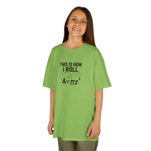 Kids Tee - this is how i Roll Math Pun Funny Classroom - Dipaliz - T-shirts