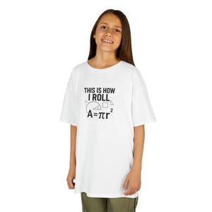 Kids Tee - this is how i Roll Math Pun Funny Classroom - Dipaliz - T-shirts