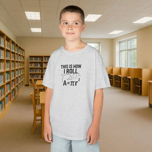 Kids Tee - this is how i Roll Math Pun Funny Classroom - Dipaliz - T-shirts
