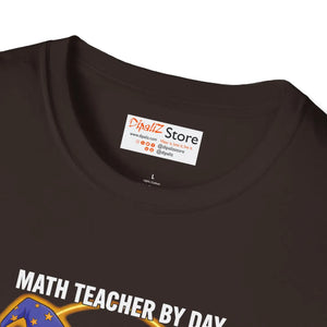Math Teacher by Day Wizard Night T-shirt, Magical Gift - T-shirts - m