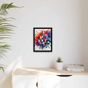 Colorful Geometric Pattern – Matte Canvas - Dipaliz - Posters Prints & Visual Artwork