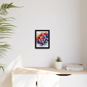 Colorful Geometric Pattern – Matte Canvas - Dipaliz - Posters Prints & Visual Artwork