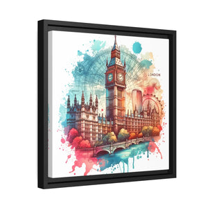 London City Map – Matte Canvas Wall Art - Dipaliz - Posters Prints & Visual Artwork
