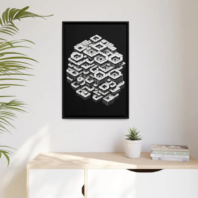 Hexagon Matte Canvas Art for a Trendy Home Look