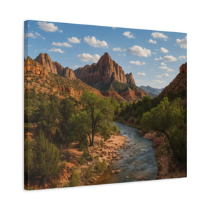 Custom Matte Canvas - Renewable Forests Pine - Dipaliz - Posters Prints & Visual Artwork
