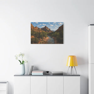 Custom Matte Canvas - Renewable Forests Pine - Dipaliz - Posters Prints & Visual Artwork