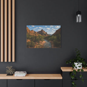 Custom Matte Canvas - Renewable Forests Pine - Dipaliz - Posters Prints & Visual Artwork
