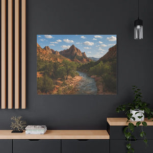 Custom Matte Canvas - Renewable Forests Pine - Dipaliz - Posters Prints & Visual Artwork