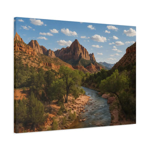 Custom Matte Canvas - Renewable Forests Pine - Dipaliz - Posters Prints & Visual Artwork