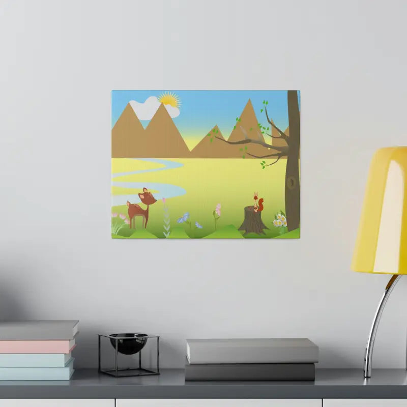 Wildlife Wonderland: Matte Canvas for Home Decor