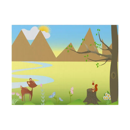 Wildlife Wonderland: Matte Canvas for Home Decor - 16″ x 12″ (horizontal) / 0.75’’