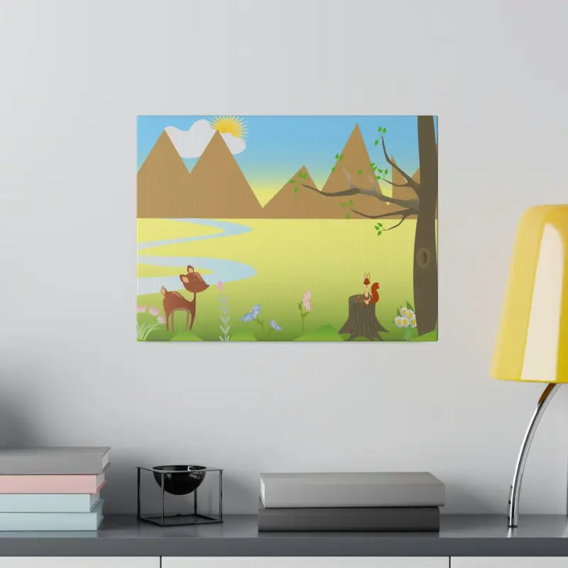 Wildlife Wonderland: Matte Canvas for Home Decor