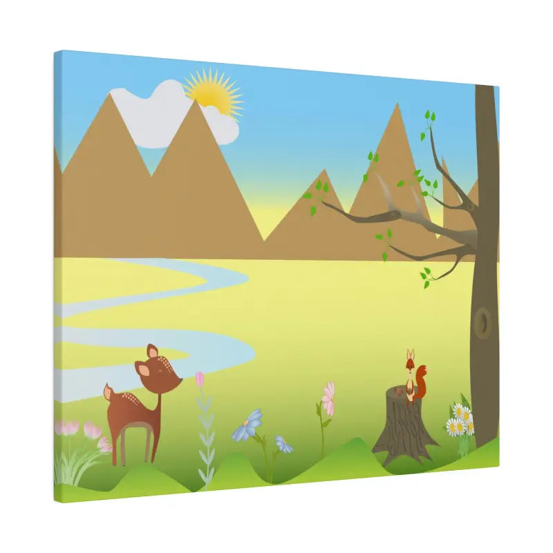 Wildlife Wonderland: Matte Canvas for Home Decor