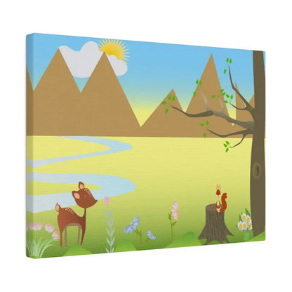 Wildlife Wonderland: Matte Canvas for Home Decor