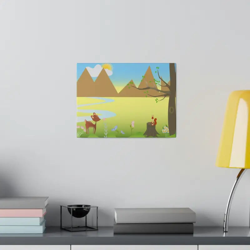 Wildlife Wonderland: Matte Canvas for Home Decor