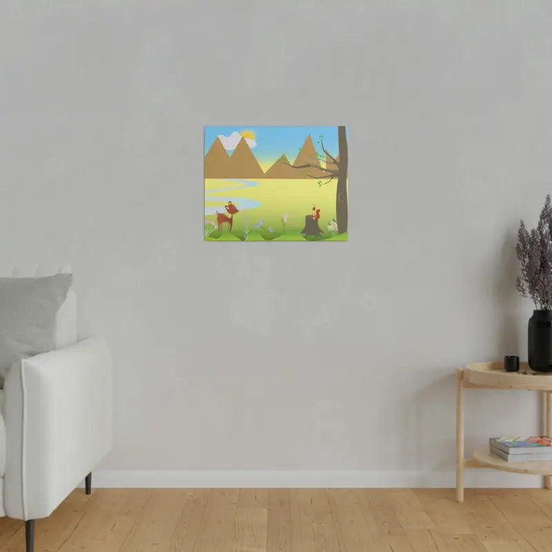 Wildlife Wonderland: Matte Canvas for Home Decor