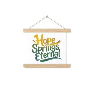 Matte Poster with Wooden Hanger - Stylish Wall Art - Dipaliz - 10″×10″ - Posters Prints & Visual Artwork