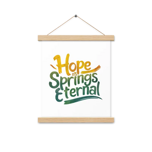 Matte Poster with Wooden Hanger - Stylish Wall Art - Dipaliz - 11″×14″ - Posters Prints & Visual Artwork