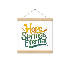 Matte Poster with Wooden Hanger - Stylish Wall Art - Dipaliz - 12″×12″ - Posters Prints & Visual Artwork