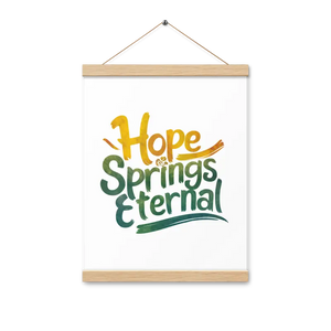 Matte Poster with Wooden Hanger - Stylish Wall Art - Dipaliz - 12″×16″ - Posters Prints & Visual Artwork