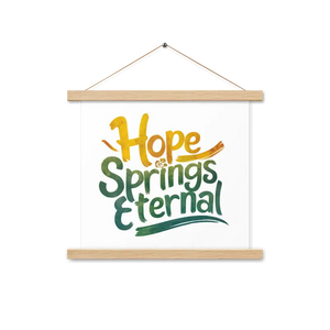 Matte Poster with Wooden Hanger - Stylish Wall Art - Dipaliz - 14″×14″ - Posters Prints & Visual Artwork