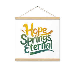 Matte Poster with Wooden Hanger - Stylish Wall Art - Dipaliz - 16″×16″ - Posters Prints & Visual Artwork