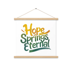 Matte Poster with Wooden Hanger - Stylish Wall Art - Dipaliz - 18″×18″ - Posters Prints & Visual Artwork