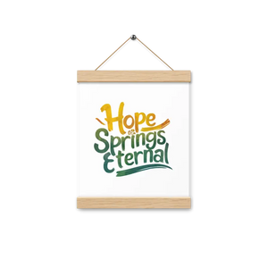 Matte Poster with Wooden Hanger - Stylish Wall Art - Dipaliz - 8″×10″ - Posters Prints & Visual Artwork