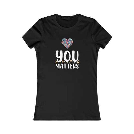 Chic Women’s Tee: Style Meets Comfort — Mental Health Matters - s / Black T-shirt