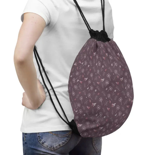 Mauve Drawstring Bag: your Ultimate Sidekick - one Size Bags