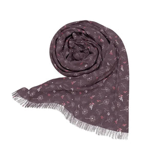 Mauve Light Scarf - Effortless Chic Style Accessory - Dipaliz - 27’’ × 73’’ - Scarves
